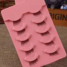 Высокое качество 5 пар Мини полуугол крест ложная тушь для ресниц поддельный макияж ресниц