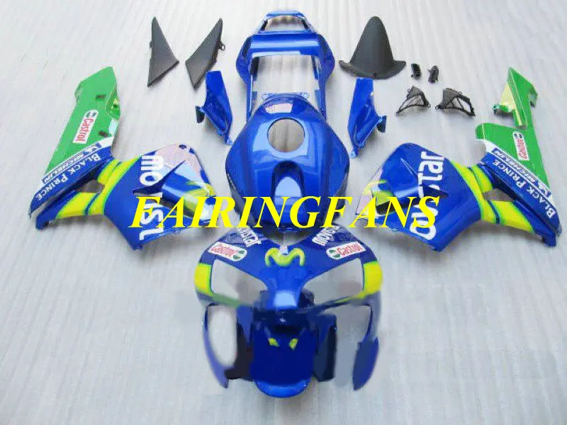 Комплект обтекателей для мотоцикла HONDA CBR600RR F5 03 04 CBR 600 RR 600RR CBR600 2003 2004 сине-зеленый