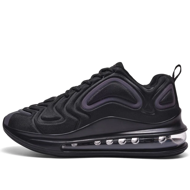Брендовая мужская и женская спортивная обувь для бега с воздушной подушкой, спортивная обувь, кроссовки, мужские удобные кроссовки, обувь для бега - Цвет: black