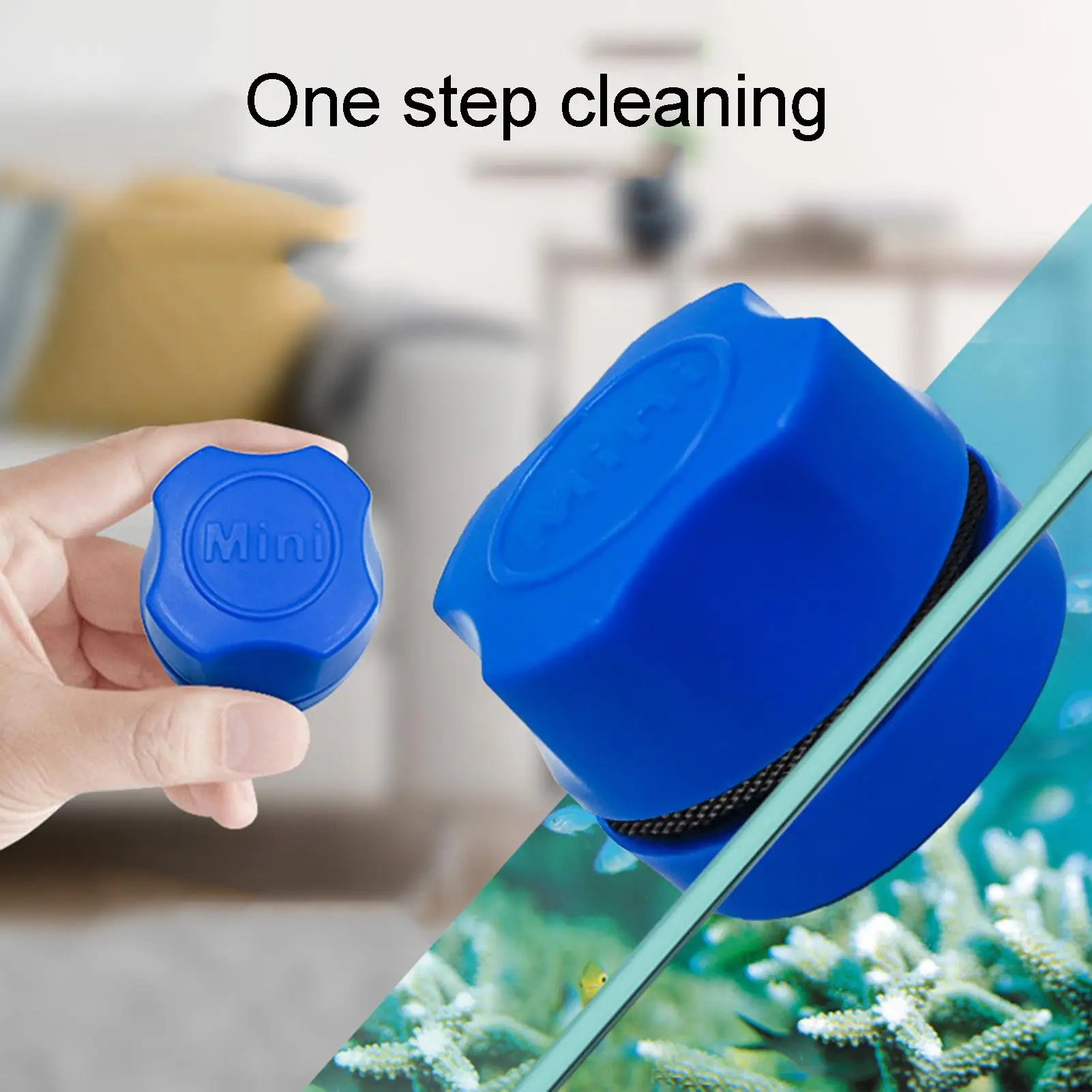 

Fish Tank Cleaning Brush Algae Cleaner Scraper Mini Magnetic Aquarium Fish Tank Algae Glass Cleaner Scrubber Sponge Clean Brush