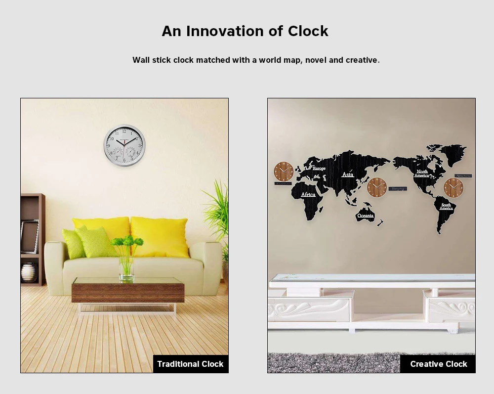 DIY 3D Карта мира большие настенные часы деревянные МДФ цифровые деревянные настенные часы современный европейский стиль круглые немой настенные часы