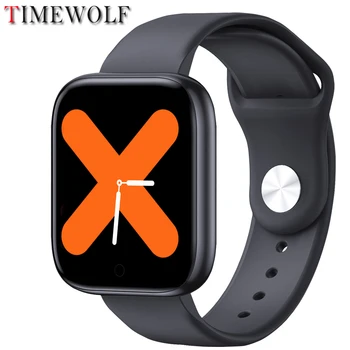 

Timewolf Smart Watches Android Watch Blood Pressure Smartwatch IP68 Waterproof Android Smart Watch for Iphone IOS Android Phone