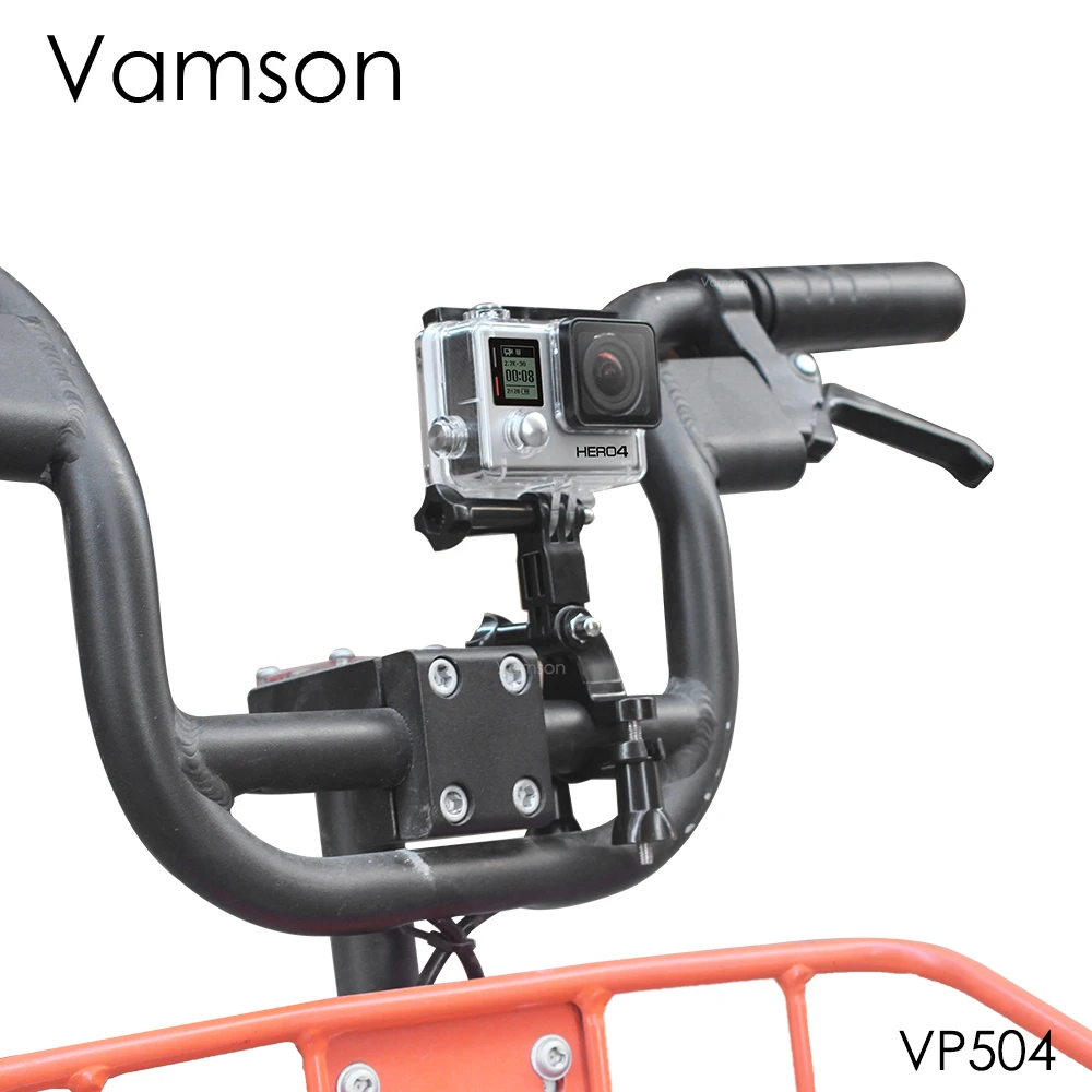

Vamson for Go Pro Accessories Bike Motorcycle Handlebar Pole Mount For Gopro Hero 7 6 5 4 for SJCAM Mijia for yi VP504