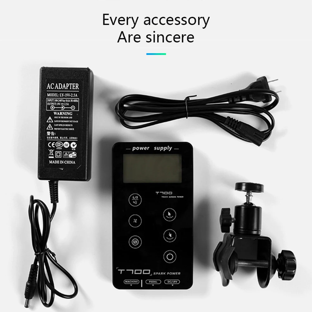 Hp-2 Татуировка питания цифровой питания ЖК-дисплей черный/серебристый/белый для комплектов машины