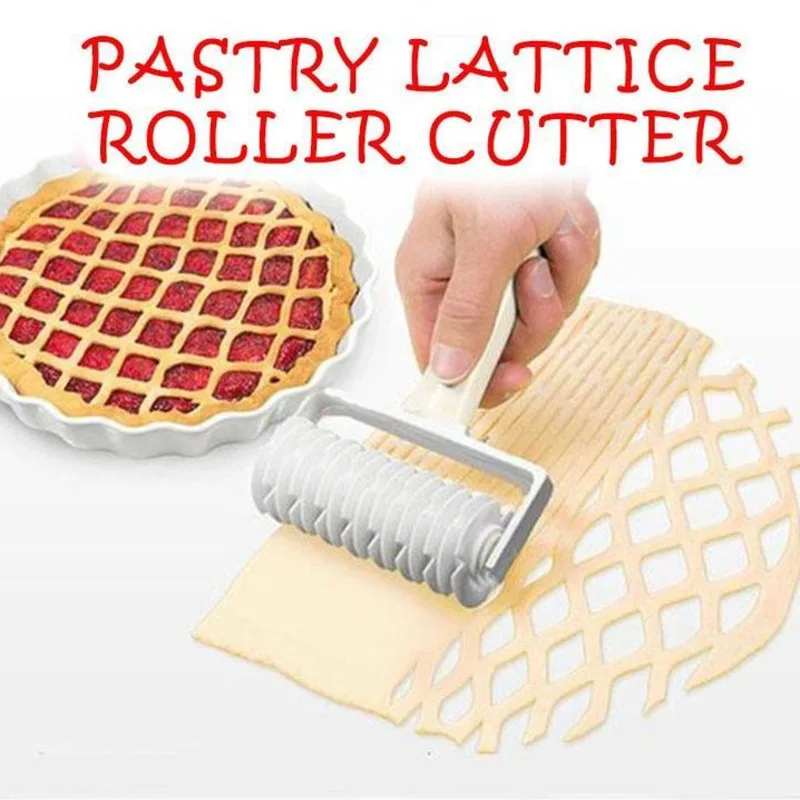 Large Pie Pizza Pastry Lattice Roller Cutter Baking ToolsPastry