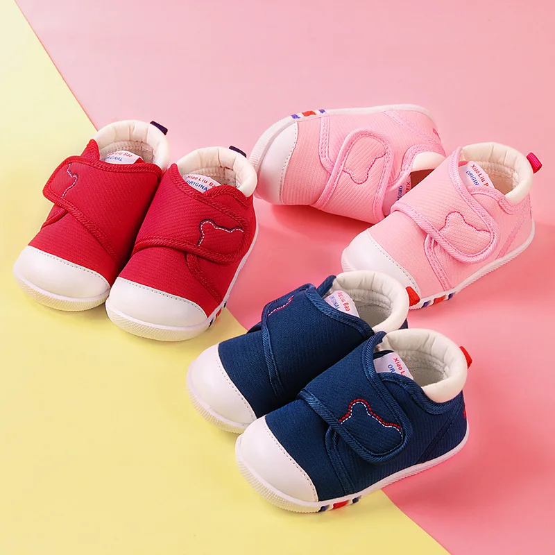 

Xiao liu Treasure 2019 Spring And Autumn New Style Healthy Shoes for Children Soft Silcone Non-slip Sole Learner Shoes BABY'S Sh