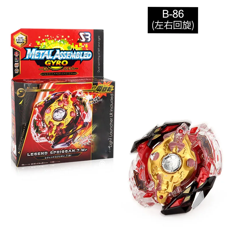Высокое качество пластик волчок Металл система Fusion Битва Beyblades Buest боевой игрушечный Боевой набор Beyblades Burst игрушки - Цвет: B86