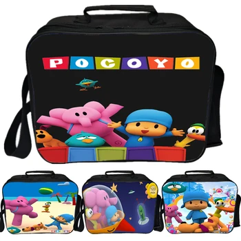 

Children Cartoon POCOYO Lunch Bag Kids Cute Pattern Lunch Box High Quality Students Portable Insulated Thermal Food Picnic Pouch