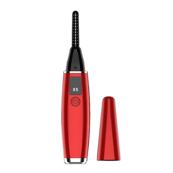 

Electric Eyelash Curler USB Charging LCD Display Heated Eyelash Curler(Red)