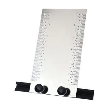 

DIY Router Table Insert Plate & Insert Ring Set Aluminum Alloy Woodworking Tool