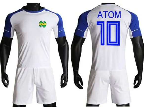 Азия Дети/мужчины размер, Футбол camiseta equipe де Франс наборы, Оливер Atom Maillot de Foot Enfant y benji капитан Tsubasa Джерси - Цвет: Code ad