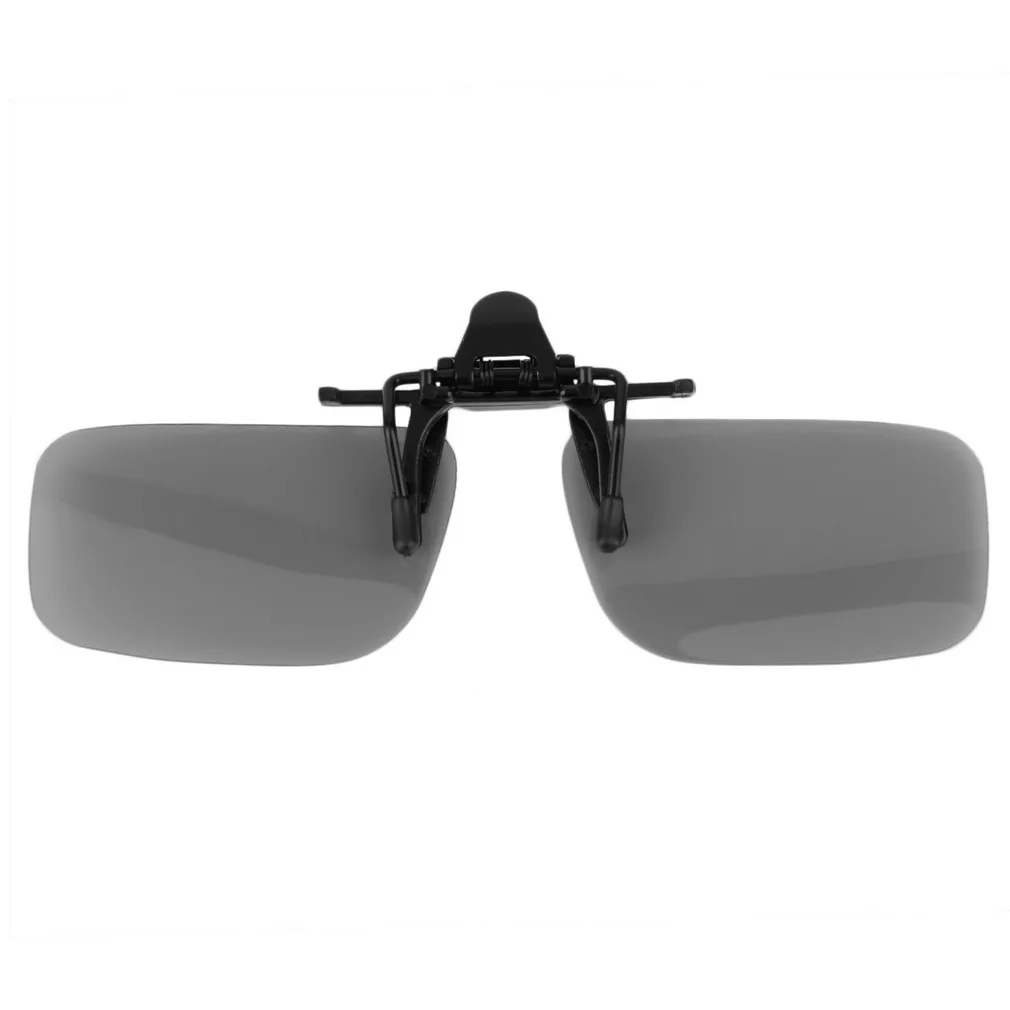 1Pcs Clip On type Passive Circular Polarized 3D Glasses Clip for 3D TV Movie Cinema Professional 3D Light Weight