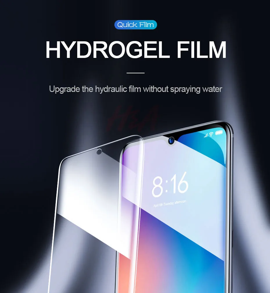 2 шт. Экран протектор для Red mi Note 7 Pro 7A на Xiaomi mi 9 защитной пленки для планшета Red mi K20 Pro с обмоткой эластичной пленкой, не Стекло