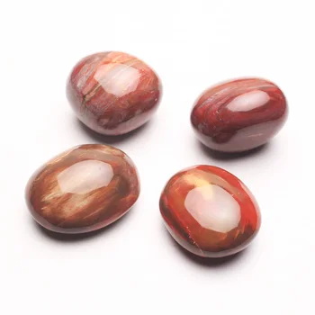 

As Hong Mu Hua Yu Crystal Original Stone Play Hand Paper Petrified Wood Mineral Specimen Bulk Material Gift