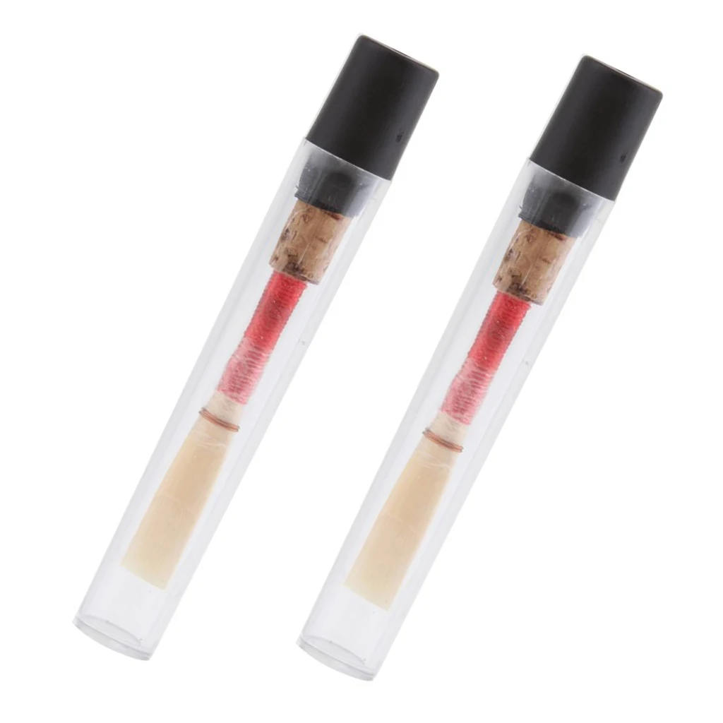 Упаковка из 2 oboe Reed, средней жесткости трости для гобоя ручной работы oboe Reed Cork Wind Instrument Запчасти красный