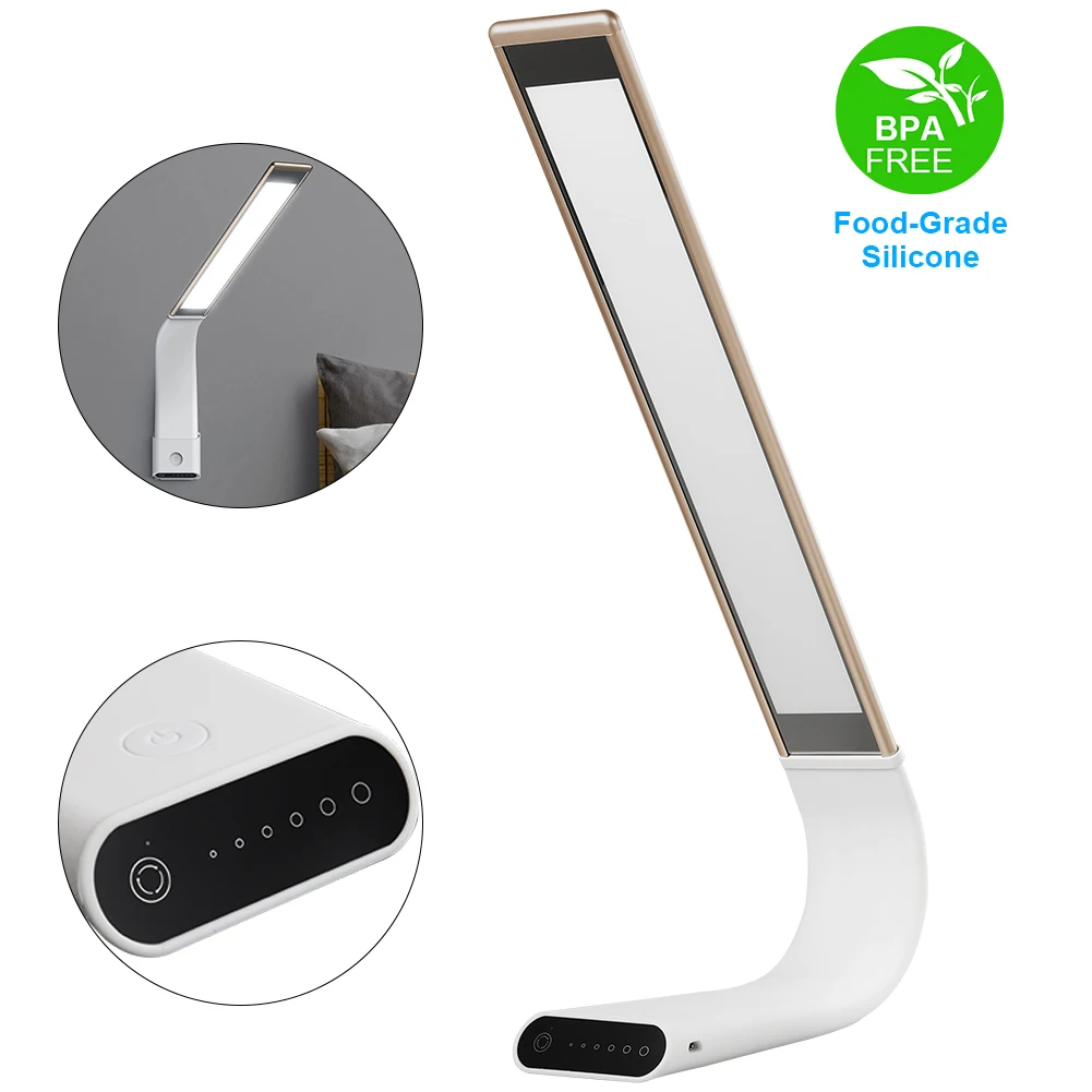 

Novelty Table Lamp LED Light Desk lamp Rechargeable 6 Levels Of Brightness Desk LED Light With Touch Control Eye Protection