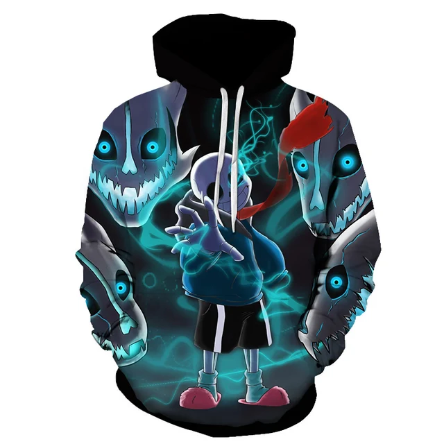 Giochi elettronici Undertale Sans 3D stampa Horror Gli Uomini e le donne di  modo Felpa Con Cappuccio stile bello Fresco alla moda Felpa|Hoodies \u0026  Sweatshirts| - AliExpress