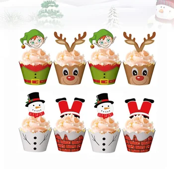 

96 Pcs Charming Festive Pattern Party Favors for Christmas Party Holiday Banquet