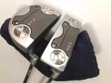 

2018 golf club right hand semicircle putter with logo and headwear