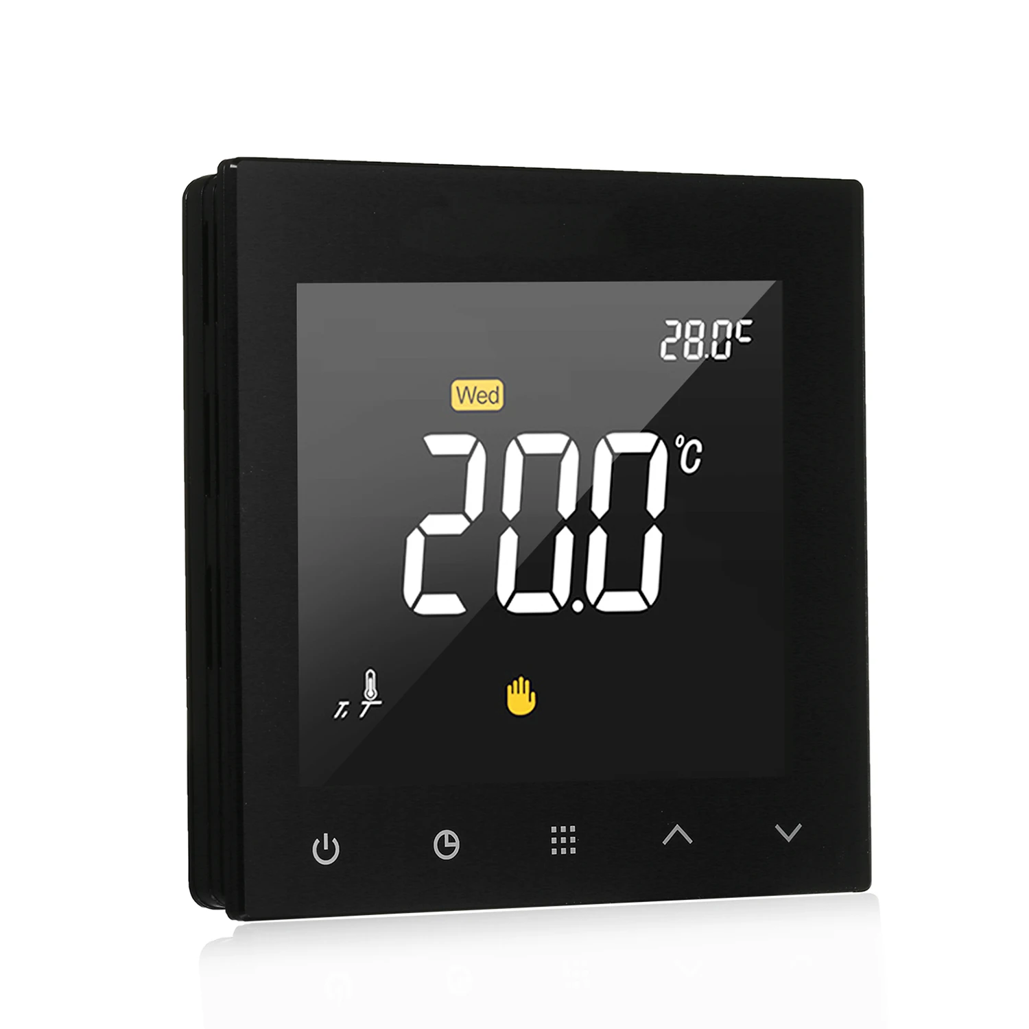 

WIFI Smart Thermostat Water Floor Heating Temperature Controller Touchscreen Color Display Programmable with App Remote Control