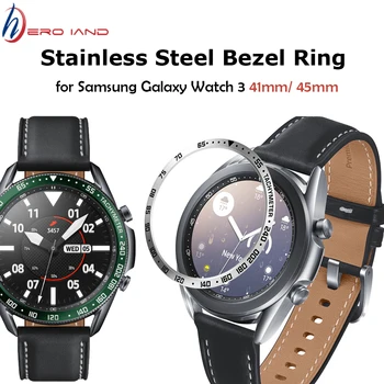 

For Samsung Galaxy Watch 3 41mm 45mm Frontier Watch Bezel Ring protection Cover Adhesive Anti Scratch Ring Smart Watch Accessory