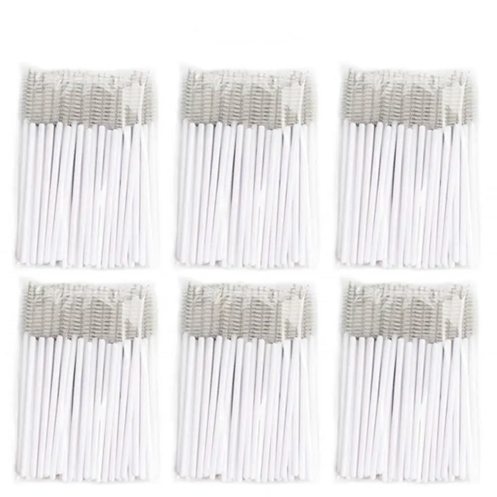 1000Pcs/lot Disposable Micro Eyelash Brushes Mascara Wands Applicator Cosmetic Brushes Comb White Eyelash Extension Makeup Tool 6