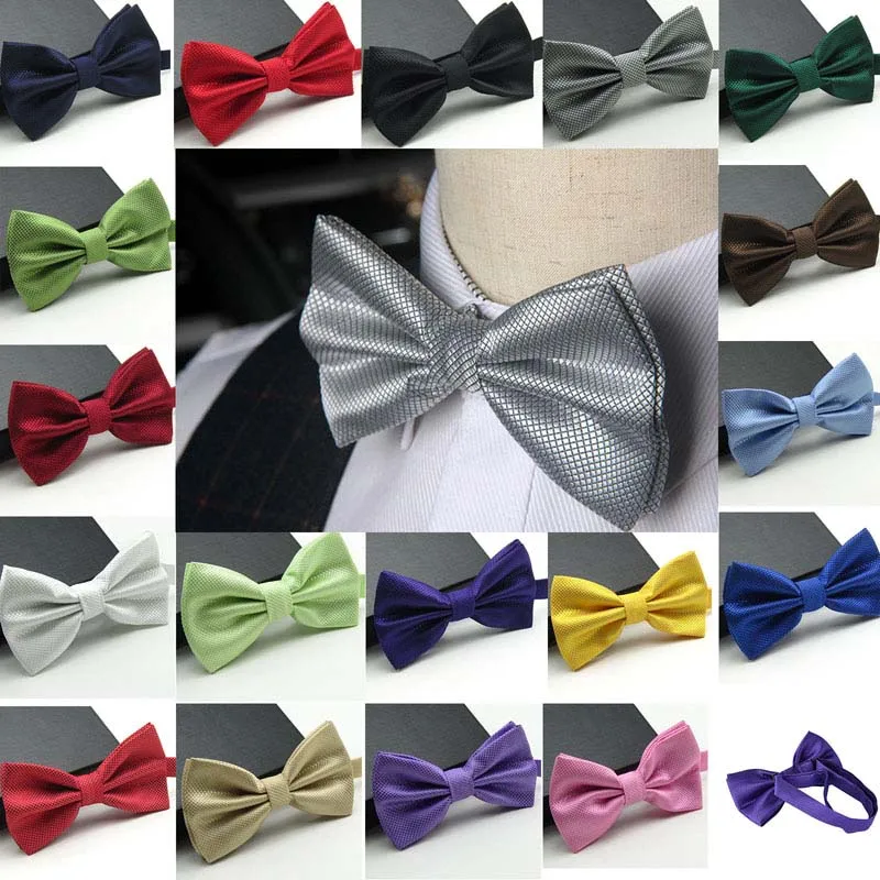 Mens Adjustable Dress Wedding Tuxedo Pretied Black Bow Tie Check Bowties Neck KIDS Fancy NEW Prom Formal | Аксессуары для одежды