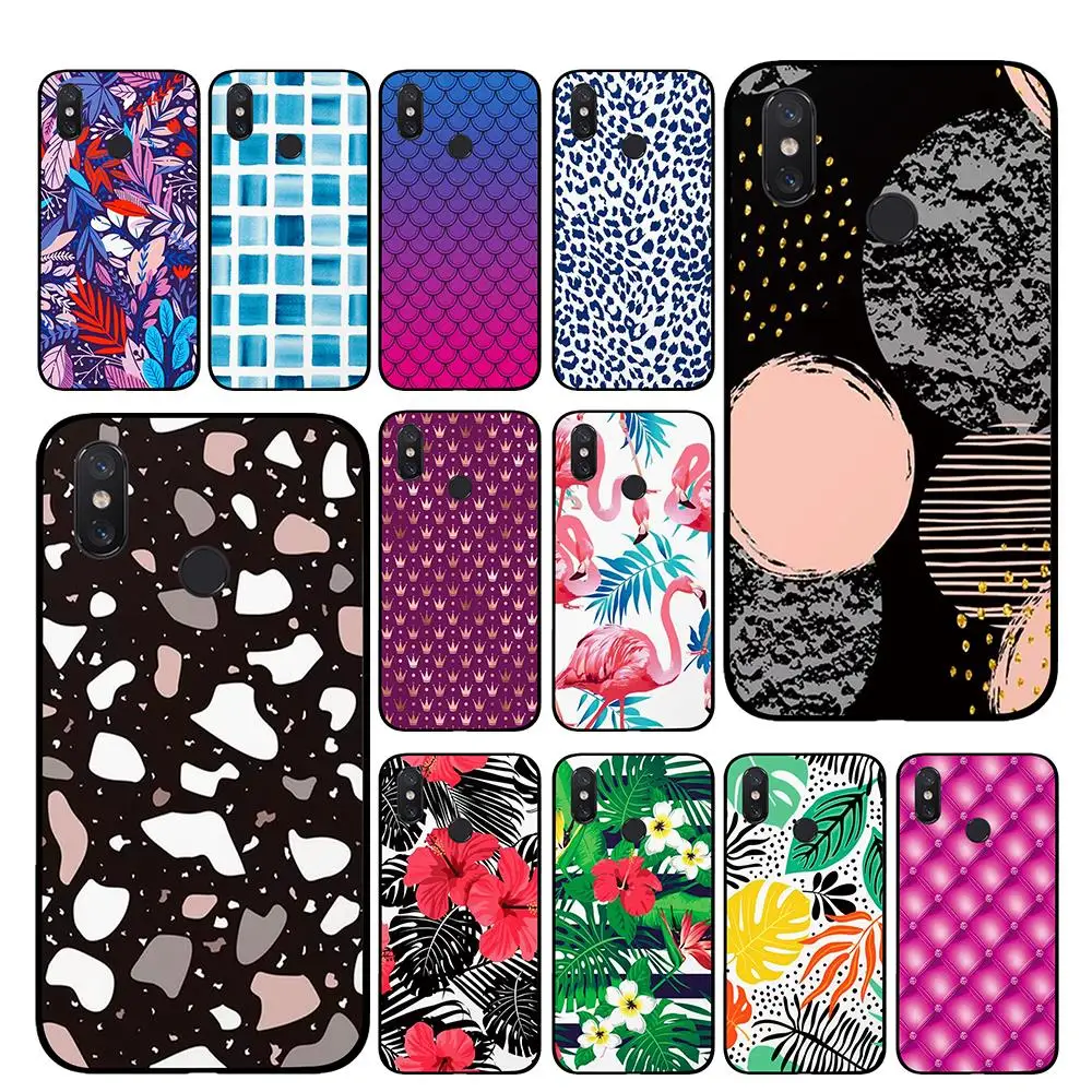 Экзотические фиолетового цвета с цветочным рисунком) для Роскошные Чехлы Xiaomi Mi 9 8