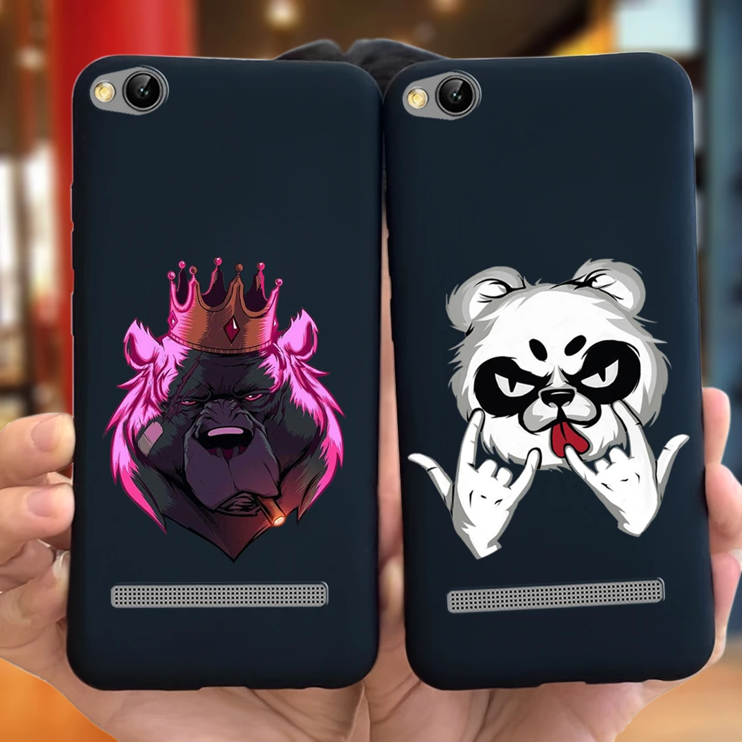 Custodia In Silicone Nera Per Xiaomi Redmi 5A Fashion Pattern Cover Morbida Per Redmi 5A 5 A Coque Redmi Note 5A Prime Pro Funda