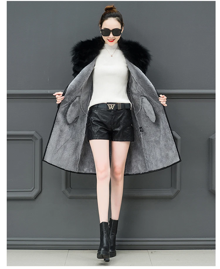 Kpop зимняя кожаная Корейская женская одежда бархатная PU Женская куртка приталенная модная зимняя Длинная женская куртка из искусственной кожи