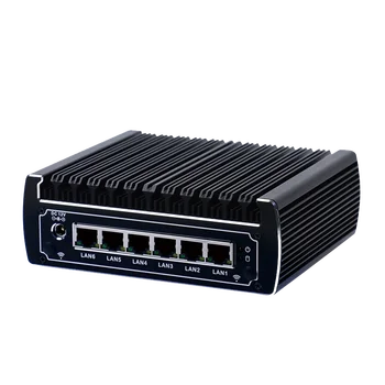 Billig Pfsense Fanless Mini Pc X86 Core I3 7100u Celeron 3865u 6 * Intel Lans DDR4 Linux Firewall Router DHCP VPN Netzwerk Server