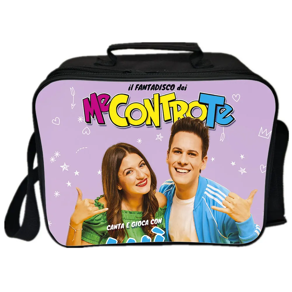 

Me Contro te Bag Camping Shoulder Bag Handbags Portable Insulated Canvas Keep warm Lunch Bags For Women Mochila