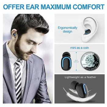 

wireless headphones with microphone Bluetooth Earphones Bass Stereo Headset Noise Cancelling 600mAh Battery TF