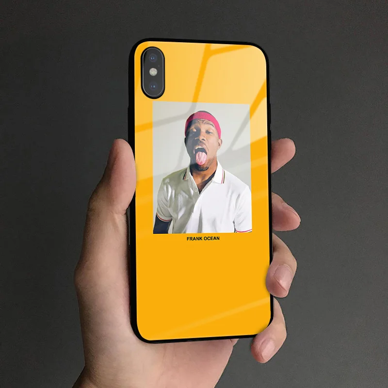 Q 9 Frank Ocean Blonde rapper Coque чехол из закаленного стекла для телефона чехол для apple iPhone6 6s 7 8 Plus X XR XS 11 Pro MAX - Цвет: Q 9