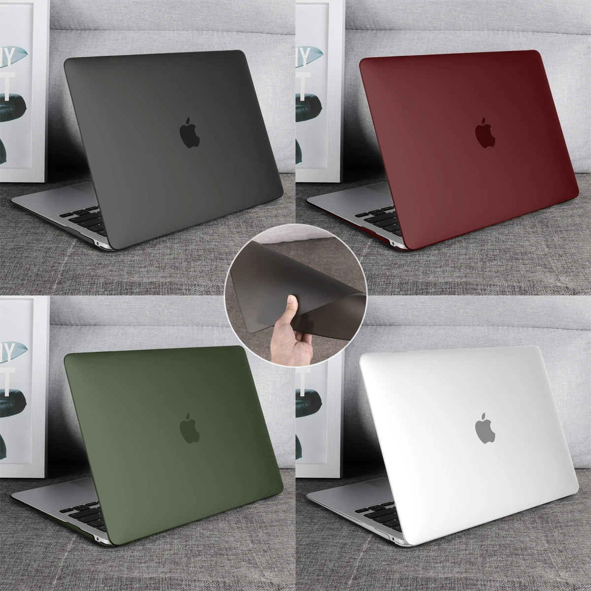 Ultrathin TPU Soft Case For MacBook Pro Air M2 M1 2022 2020 2019 A2179