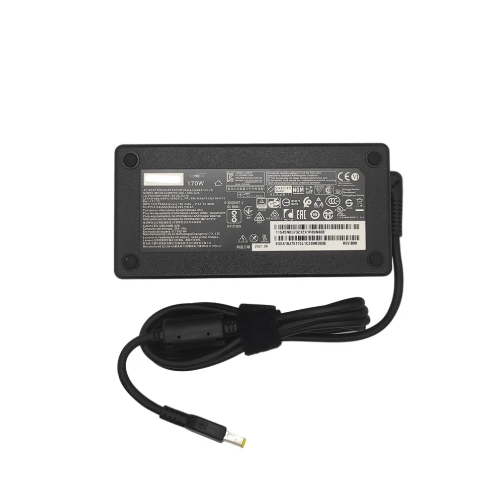 Usb ac Carregador Adaptador de Alimentação para Lenovo Legião Y7000p1060 Y720-15 P50 P51 P70 P71 T440p T540p W540 W541 45n0514 170w 20v 8.5a c - Imagem 4