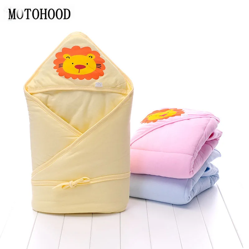 MOTOHOOD Winter Baby Boys Girls Blanket Wrap Cute Lion Baby Swaddle Sleeping Bag For Newborns Baby Bedding Crib Kids Product (7)