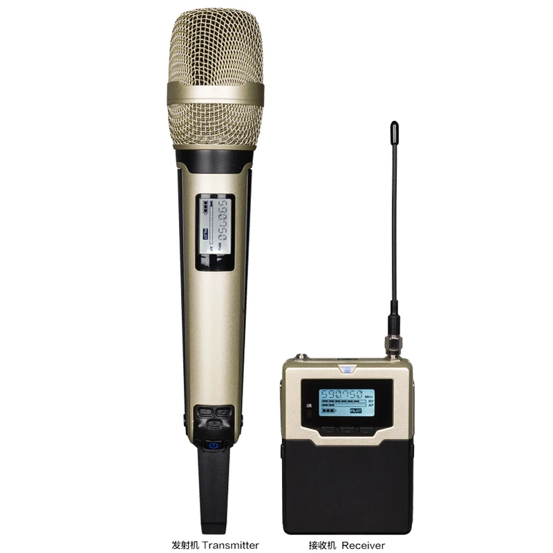 

DSLR Camera Wireless Lavalier Or Handhel Microphone System for Outdoor Recording, Interview, Video Shooting, Broadcast Microph