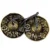 Новая Оптовая Продажа Падение 2.6 in/6.5 cm Ручной Работы Тибетская Медитация Tingsha Cymbal Bell с Буддийскими Символами Счастливые Символы