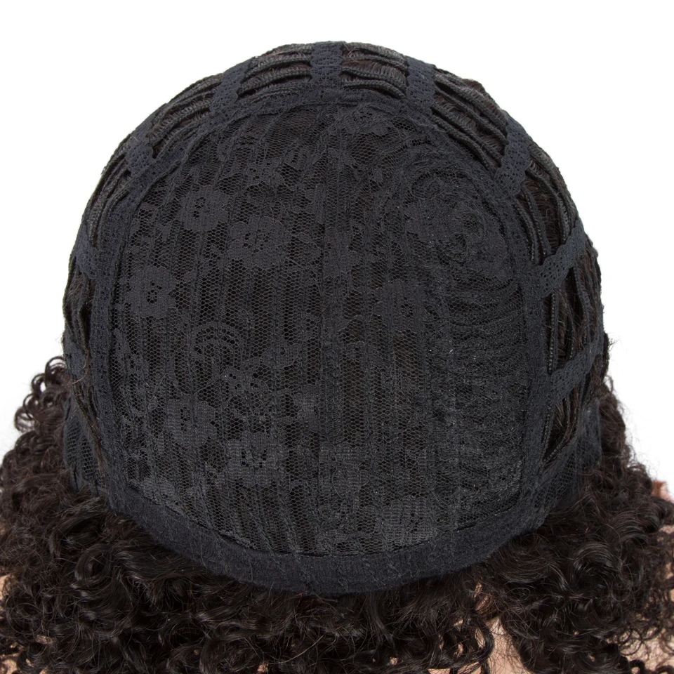 Remy Brasil Rambut Afro Kinky Curly Wig 