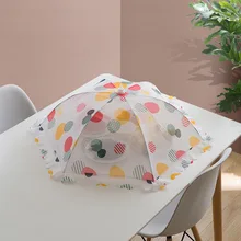 Всплывающее Сетчатое покрытие для еды, анти-муха, москитный зонтик, кухонный, сложенный, пищевое покрытие, гигиеническая сетка для пикника, защита для еды