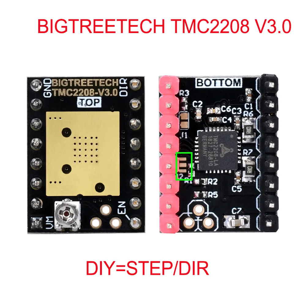 TMC2208 V3.0 UART TMC2130 V3.0 SPI Драйвер шагового двигателя для SKR V1.3 MINI E3 Ramps 1,4/1,6 3D-принтер, запчасти для 3D-принтера