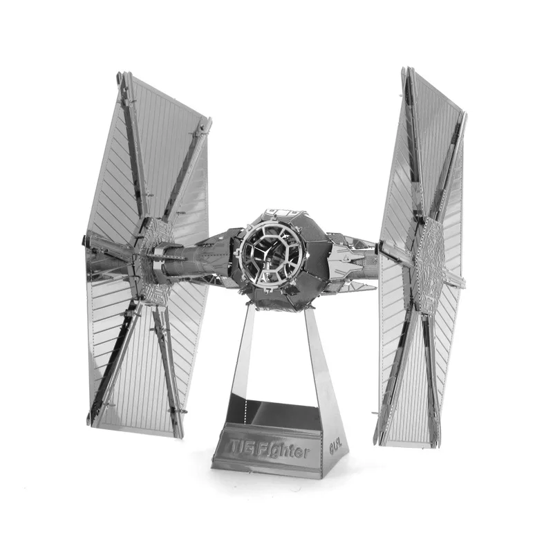 

Love Spell All-Metal DIY Assembled Model 3D Nanometer Handmade Assembling Jigsaw Puzzle Mixed Weapon TIE Fighter