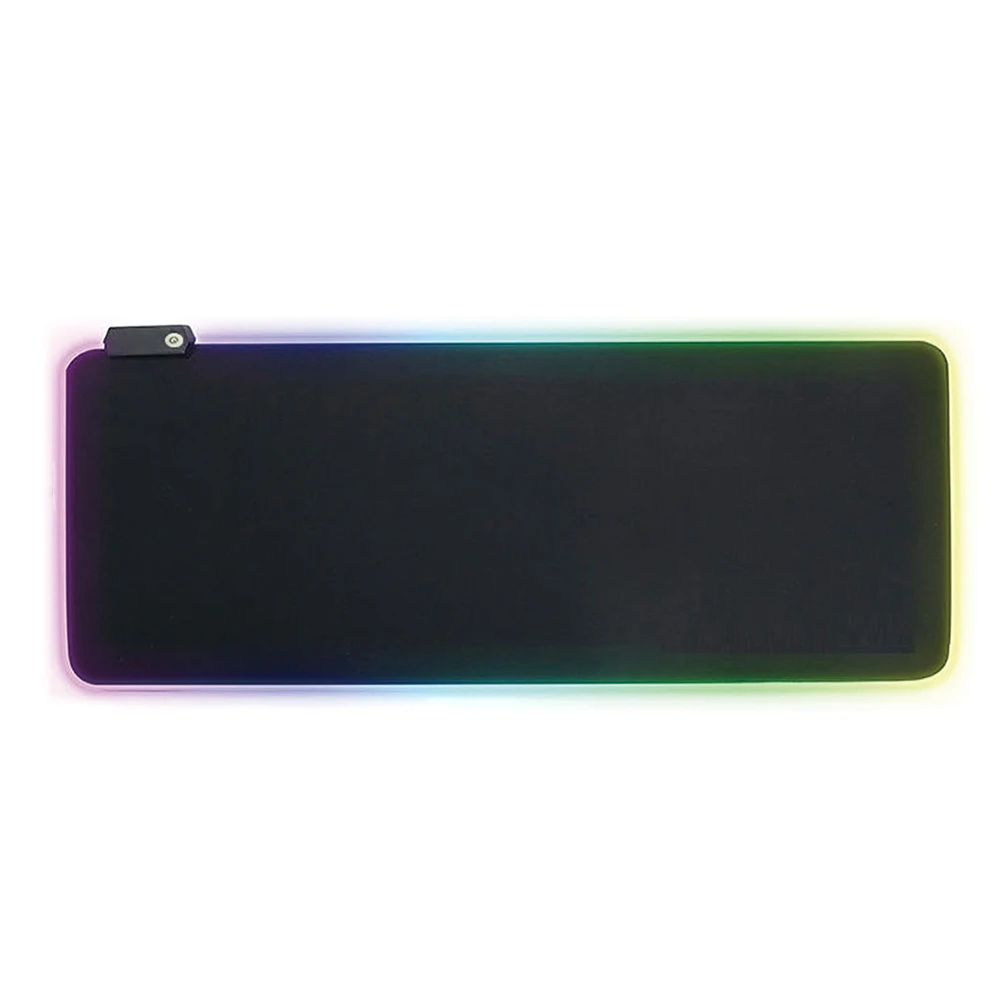 RGB светящийся игровой коврик для мыши Красочный Большой USB светодиодный
