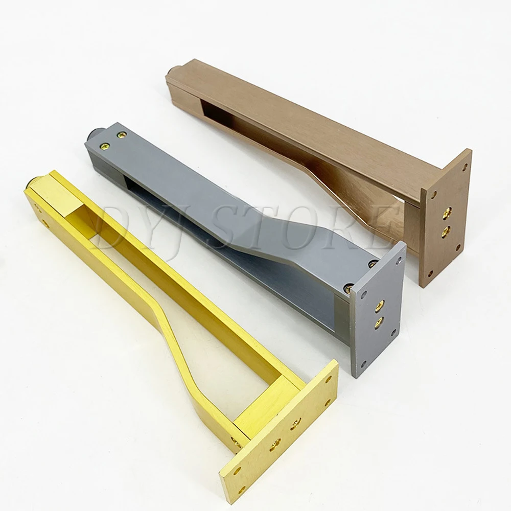 

4 Pcs 250mm Modern Aluminum Alloy Furniture Leg Replacement Legs For Bathroom Cabinet Legs Sofa TV Stand Furniture Hardware Feet