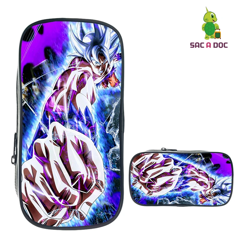 Пеналы Dragon Ball для девочек-подростков, косметички, школьные принадлежности, канцелярские принадлежности, сумка для хранения, Dragon Ball, хип-хоп, аниме, макияж, сумка - Цвет: 27