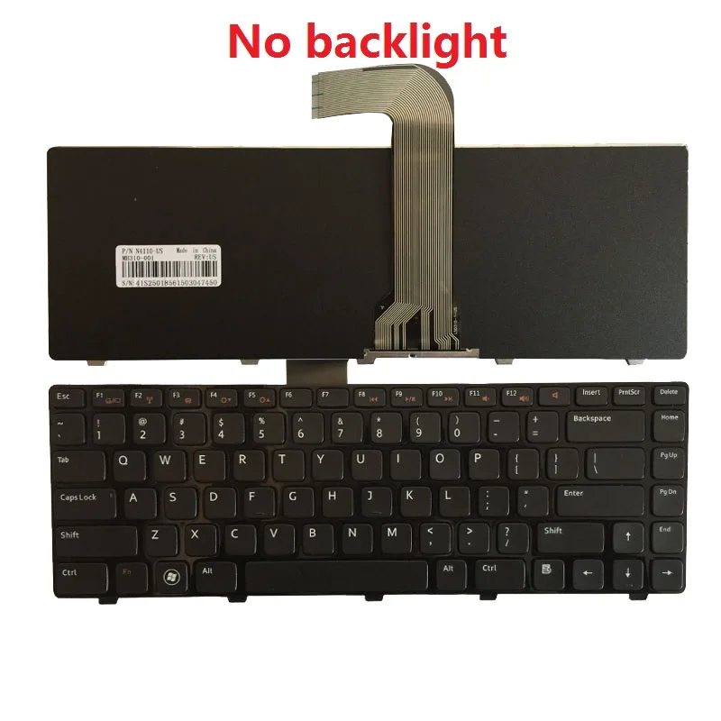 New for Dell Inspiron N5040 N5050 3420 5420 5425 5520 7420  Russian Keyboard 
