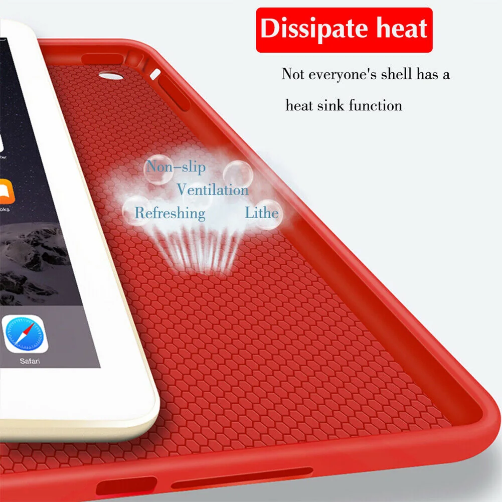 Shockproof Smart Case Soft Silica Gel Stand Slim Cover for iPad 10.2 7th Hi 888