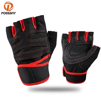 

POSSBAY Motorcycle Gloves Motorbike Half Finger Nylon Spring Summer Outdoor Sport Racing Travelling Moto Guantes for Glove