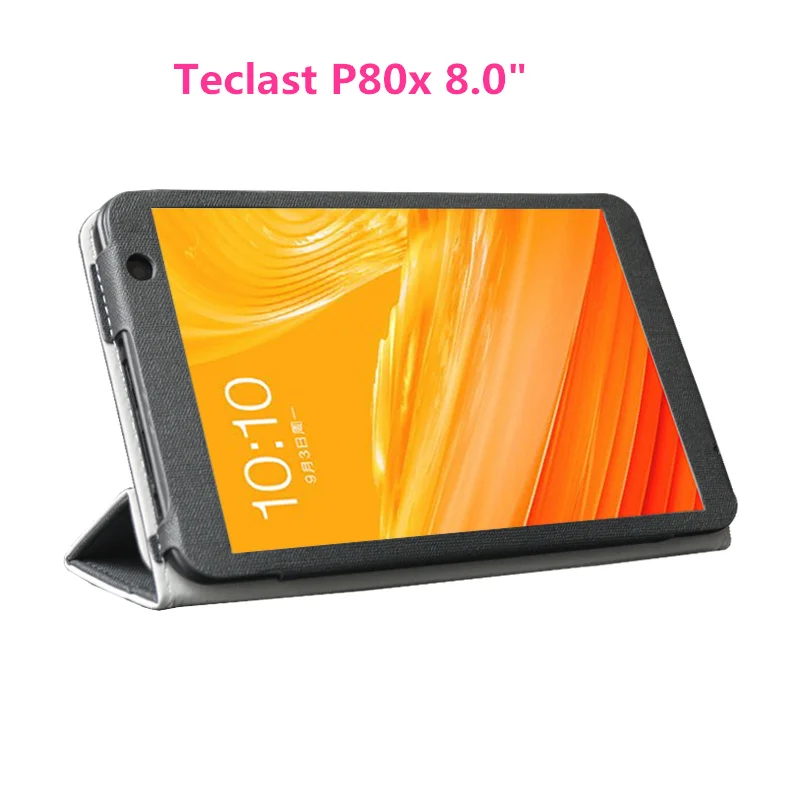 Capa de Couro pu para Teclast P80x Polegadas com Função Push-up Uso para Teclast P80 P80h